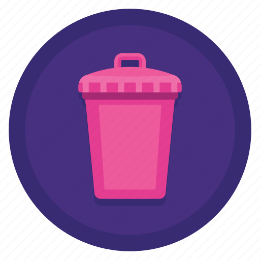 Disposal, dustbin, garbage, rubbish, trash, trash can icon - Download on Iconfinder