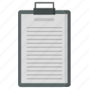 clipboard, document, file, write, business