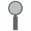 glass, search, magnifier, magnifying, find
