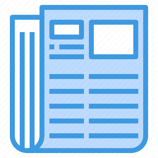 Newspaper, office, stationery, supplies icon - Download on Iconfinder