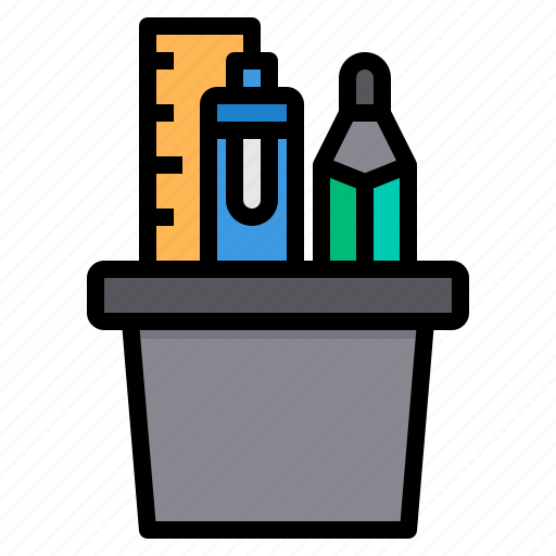 Case, office, pencil, stationery, supplies icon - Download on Iconfinder