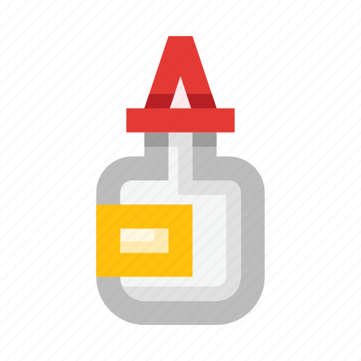 Glue, tube, duct, adhesive, office stationery icon - Download on Iconfinder