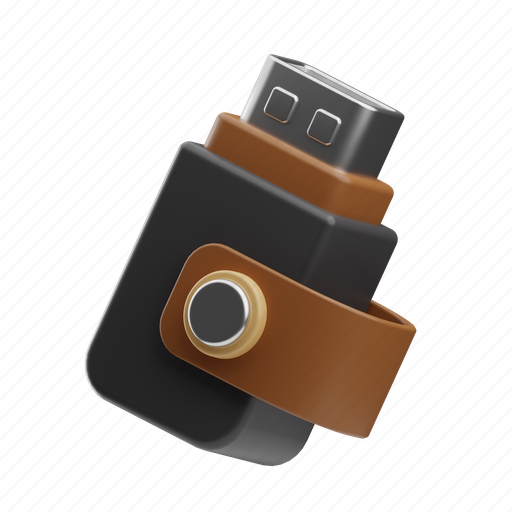 Flash drive, stick, storage, flashdisk, drive, device, usb 3D illustration - Download on Iconfinder