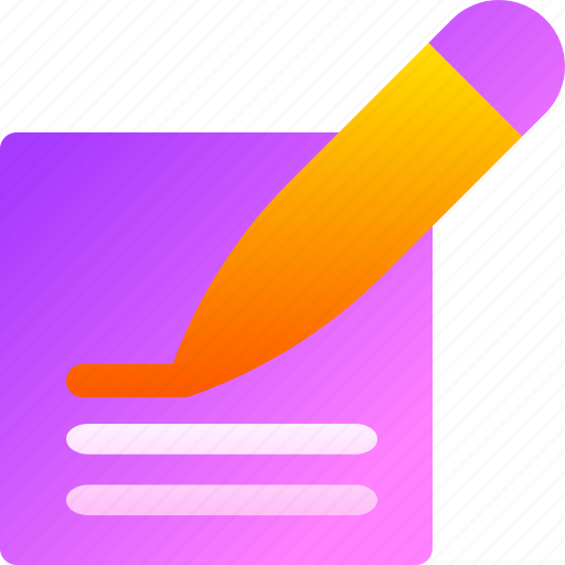 Document, office, editor, note, accessories, text icon - Download on Iconfinder