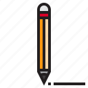 pencil, tool, stationery, office, equipment