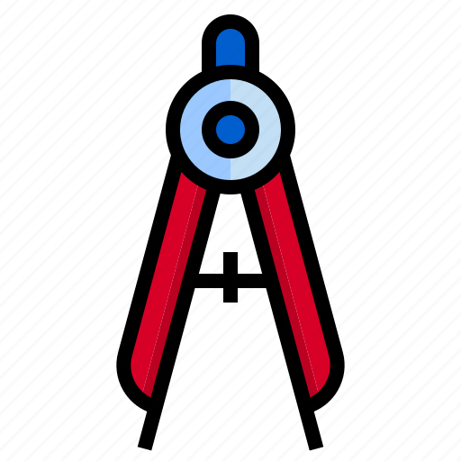 Compass, tool, stationery, office, equipment icon - Download on Iconfinder