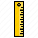 ruler, tool, stationery, office, equipment