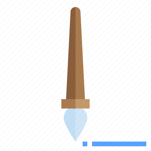 Paintbrush, tool, stationery, office, equipment icon - Download on Iconfinder
