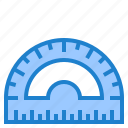 protractor, tool, stationery, office, equipment