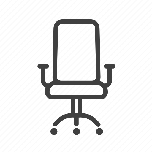 Chair, office, office supplies, office chair, furniture, seat, desk icon - Download on Iconfinder
