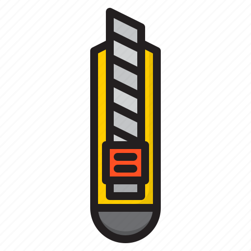 Cutter, knife, razor, stationery, tool icon - Download on Iconfinder