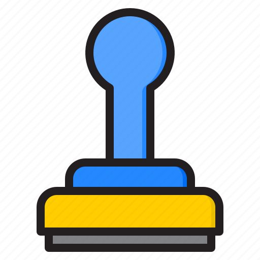 Stamp, document, notary, approved, business, tool icon - Download on Iconfinder