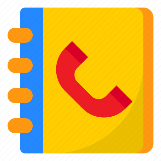 Phonebook, address, book, contacts, directory, communication icon - Download on Iconfinder