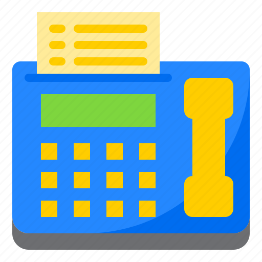 Telephone, fax, office, phone, business icon - Download on Iconfinder