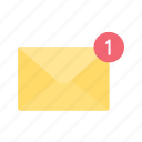 inbox, message, email, mail, unread message, envelope, letter, new message