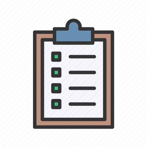 Clipboard, task list, checklist, to do, planning, inventory list, work icon - Download on Iconfinder