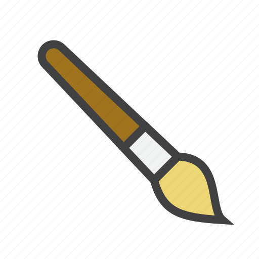 Brush, paintbrush, tool icon - Download on Iconfinder