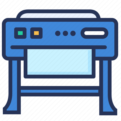 Device, machine, paper, plotter icon - Download on Iconfinder