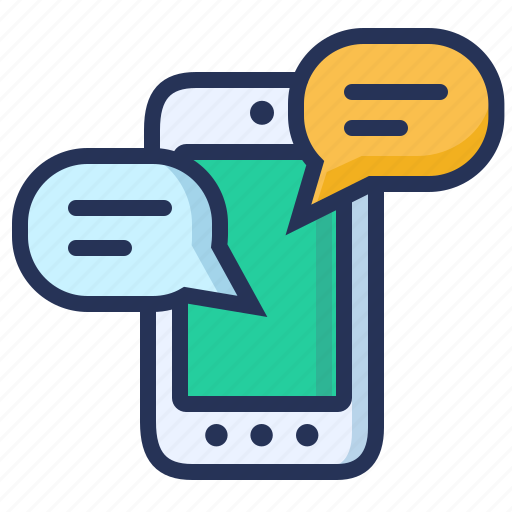 Chat, message, online, smartphone icon - Download on Iconfinder