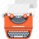 article, author, copywriting, document, script, text, typewriter