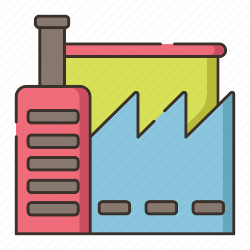 Building, factory, industry, production icon - Download on Iconfinder