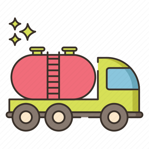 Delivery, gasoline, shipping, truck icon - Download on Iconfinder
