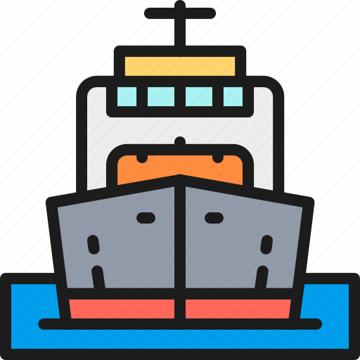Boat, cargo, gas, oil, ship, steamer, transportation icon - Download on Iconfinder