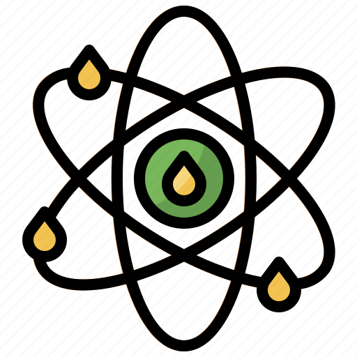 Atom, atomic, nuclear, physics, power icon - Download on Iconfinder