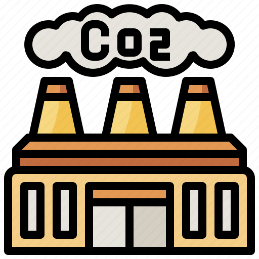 And, co2, ecology, enviroment, environment, factory, pollution icon - Download on Iconfinder