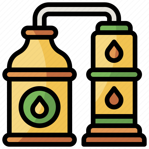 Distillation, distilling, experiment, flask, laboratory icon - Download on Iconfinder