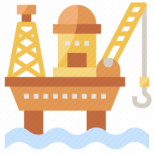 Industry, oil, plant, platform, pollution, power icon - Download on Iconfinder