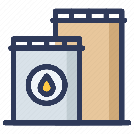 Oil industry, oil refinery, petrol, petroleum, petroleum industry, petroleum refinery icon - Download on Iconfinder