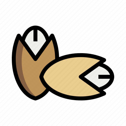 Pistachio, nut, vegan, grain, crop icon - Download on Iconfinder