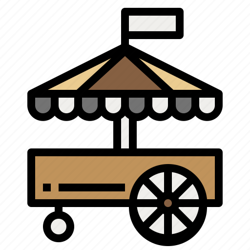 Stall, food cart, food stand, store, shop icon - Download on Iconfinder