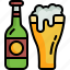 beer, alcohol, bottle, beverage, mug, food, party 
