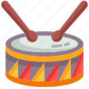 drum, instrument, percussion, music, hobbies, drumsticks, sticks 
