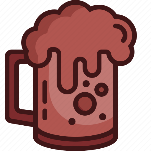 Beer, mug, drink, alcohol, alcoholic, pint, food icon - Download on Iconfinder