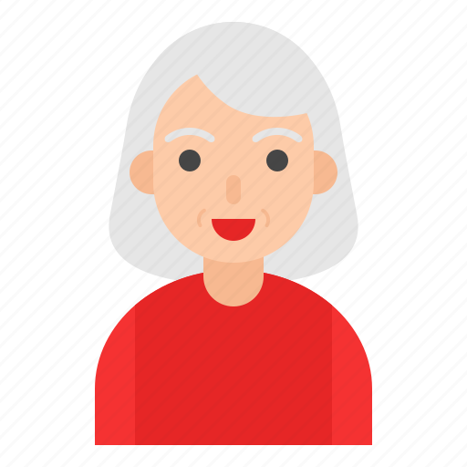 People, old, granparent, older, grandmother, elder, senior icon - Download on Iconfinder