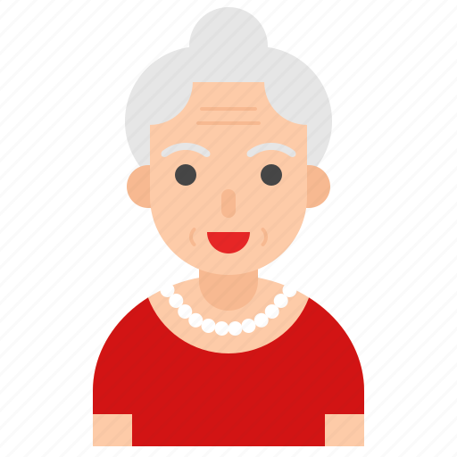 Old, granparent, older, grandmother, elder, senior, nanny icon - Download on Iconfinder