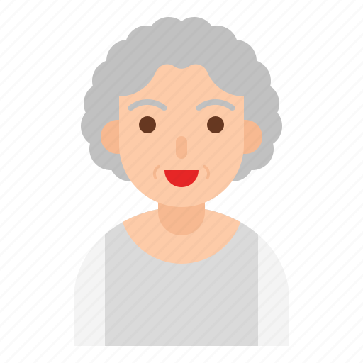 Old, granparent, older, grandmother, elder, senior, grandma icon - Download on Iconfinder
