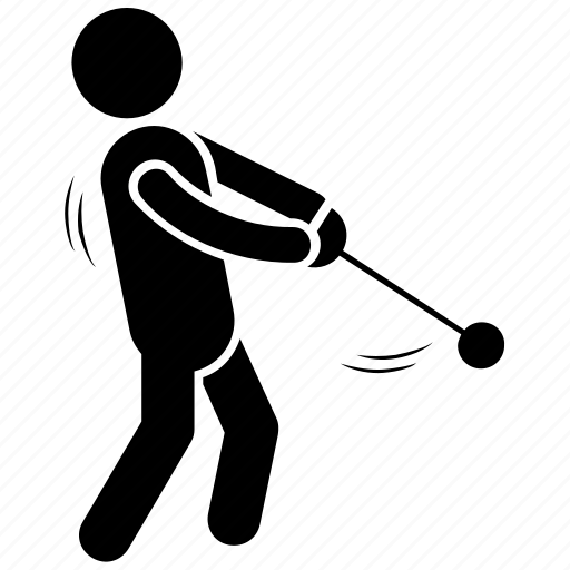 Golf, golf swing, golf tournament, hockey swing, olympics game icon - Download on Iconfinder