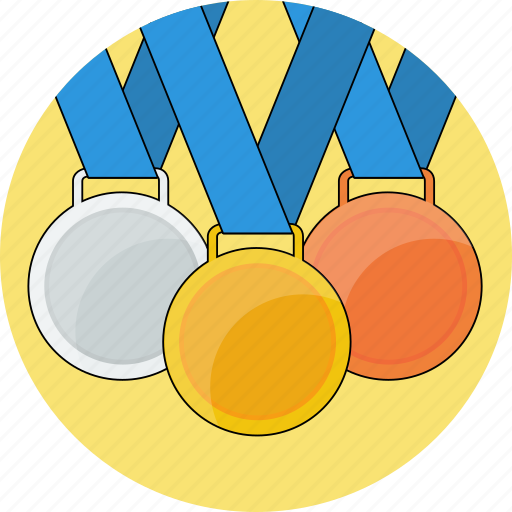 Top3, medals, silver, achivement, bronze, olympics2016, gold icon - Download on Iconfinder