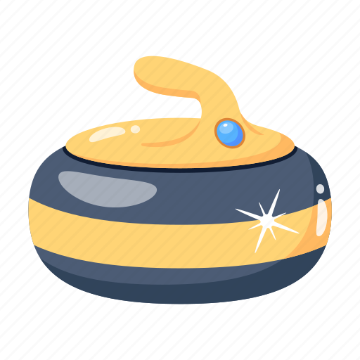 Curling, curling stone, ice sports, team sports, winter olympic sports icon - Download on Iconfinder