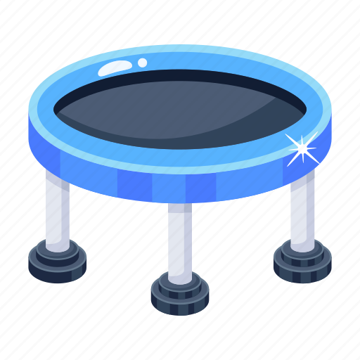 Trampoline, jumping stand, game, jumping floor, sports accessory icon - Download on Iconfinder
