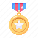 reward, award, medal, star badge, sports medal
