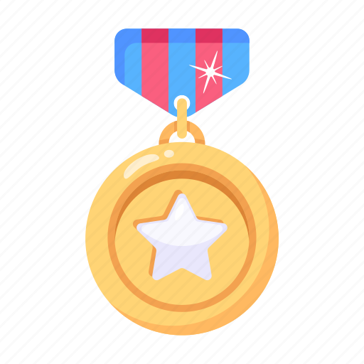 Reward, award, medal, star badge, sports medal icon - Download on Iconfinder