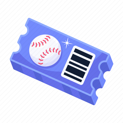 Sports ticket, game ticket, baseball ticket, stadium ticket, match ticket icon - Download on Iconfinder