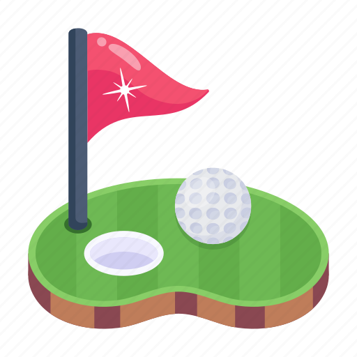 Golf hole, golf flag, golf game, golf club, golf icon - Download on Iconfinder