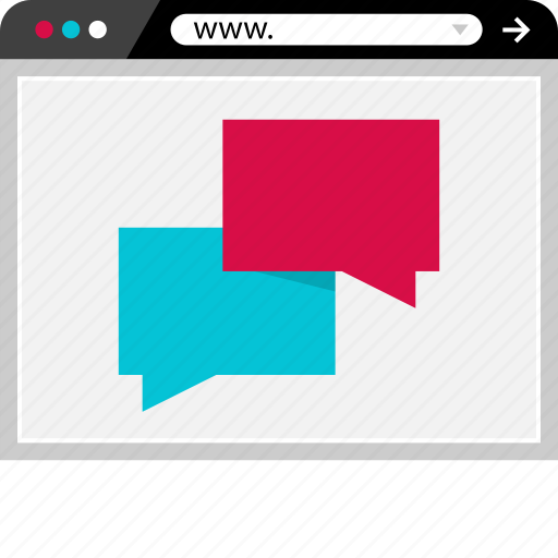 Browser, chat, conversation, internet, talk, web icon - Download on Iconfinder