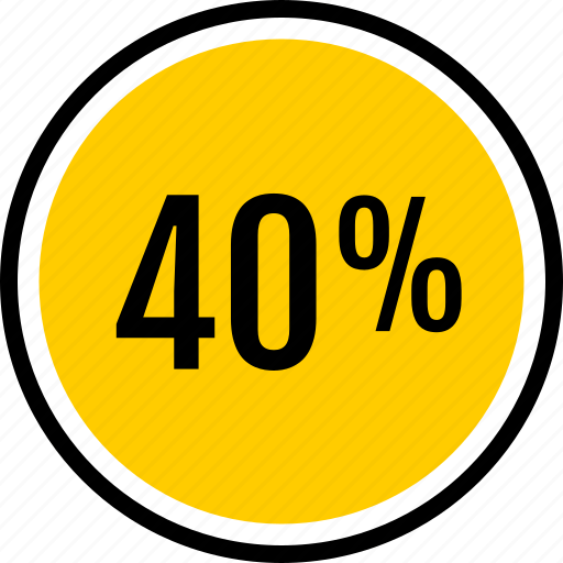 Data, forty, percent icon - Download on Iconfinder